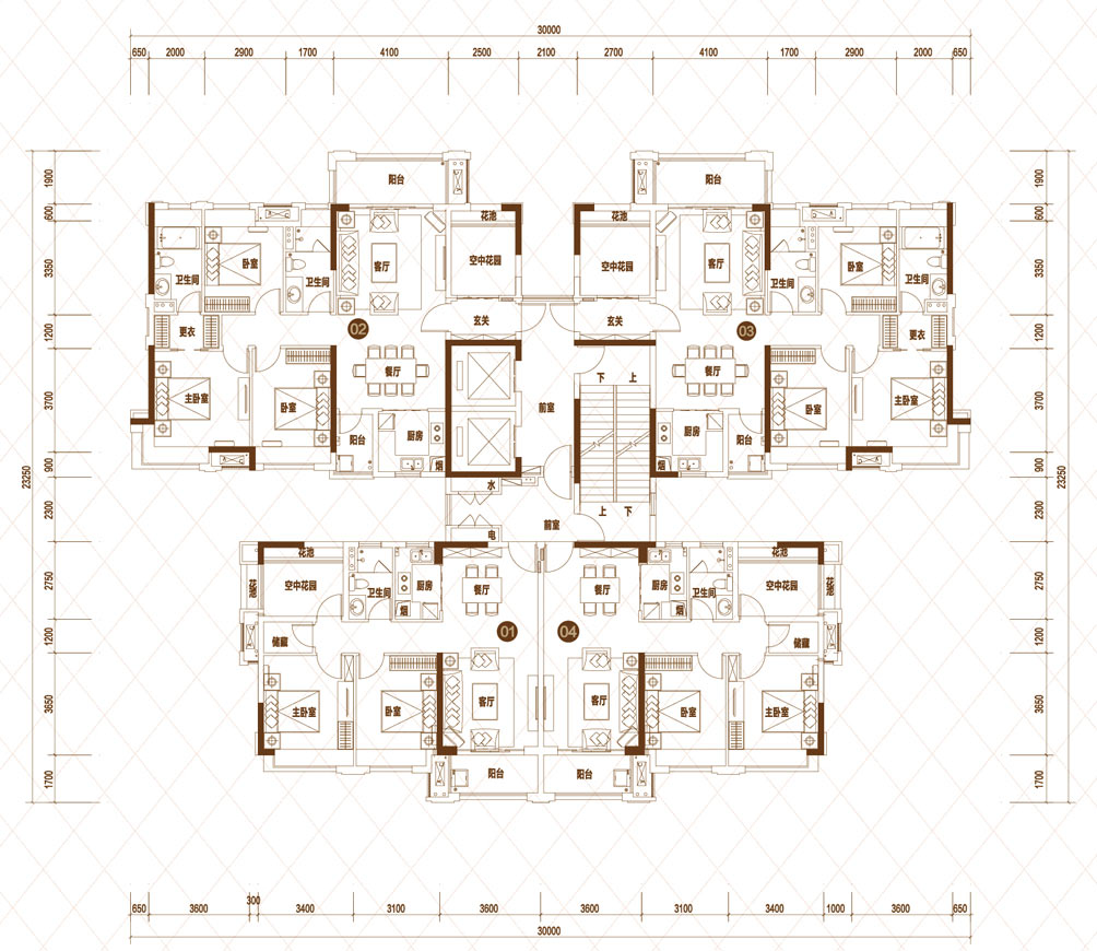保利大都会二期15栋户型图 点击图片查看清晰大图